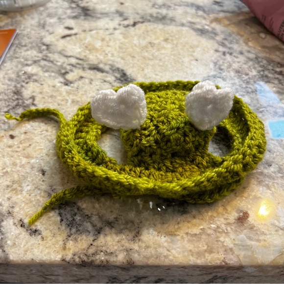 🐾 Handcrafted Crochet Hats for Pets 🧶💚 - Picture 2 of 5